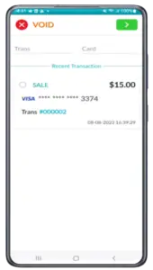 VOID A TRANSACTION