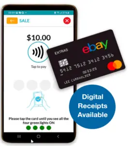 TAP CREDIT CARD ON PHONE